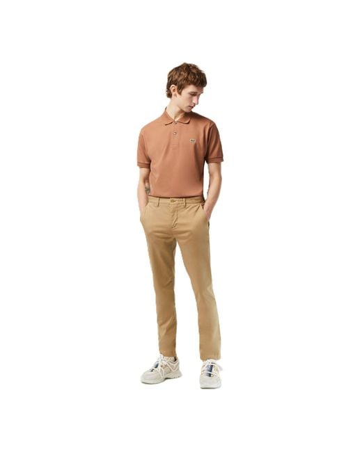 Lacoste Natural Trousers for men