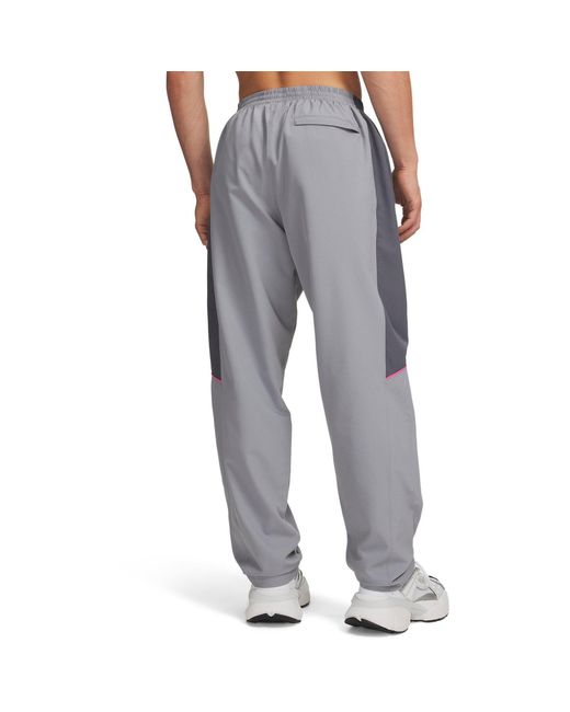 Under Armour Gray Rival Woven Joggers for men