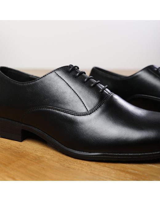 Where's That From Black Wheres Oxford Lace Up Formal Classic Dress Shoe for men
