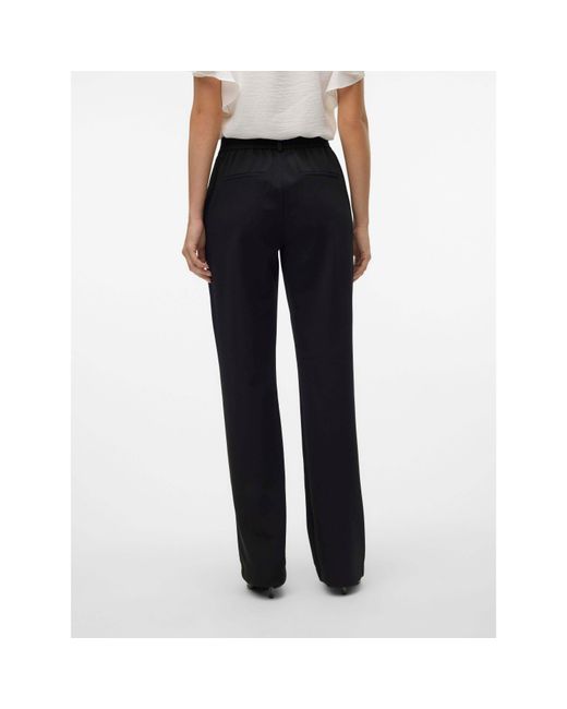 Vero Moda Black Straight Tailored Trousers
