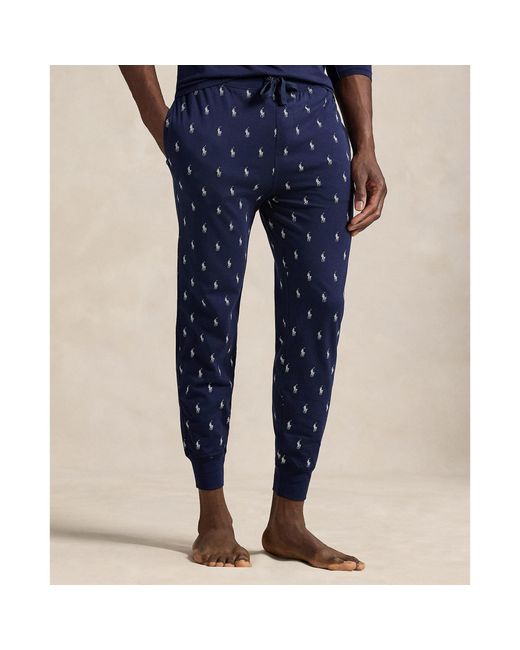 Polo Ralph Lauren Blue Logo Jogging Bottoms for men