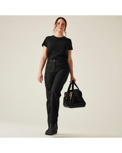 Regatta Black Action Trousers