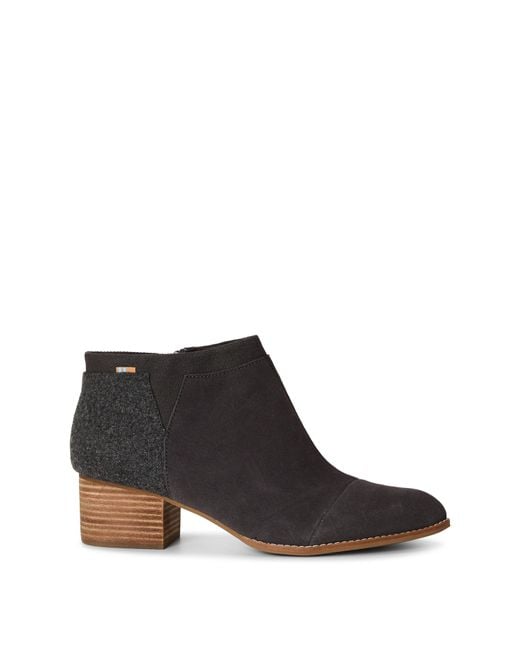 TOMS Black Boot Ladies