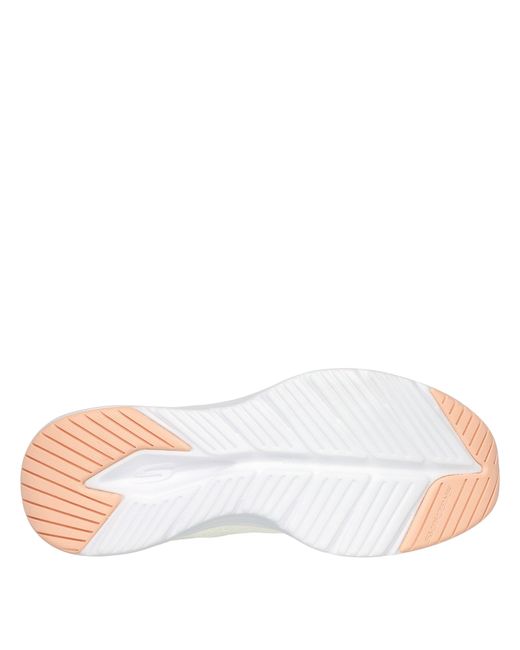 Skechers White Engineered Mesh Air Cool Slip On Trainers