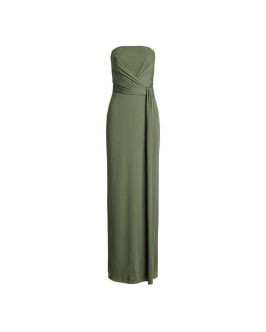 Ralph Lauren Green Estila Ball Gown