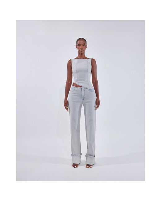 Mars the Label Blue Mika Top