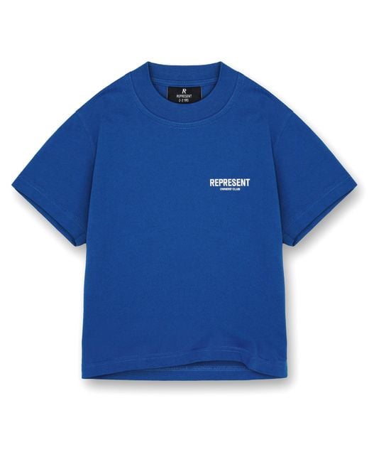 Represent Blue Rep Mini Oc T-Shirt, Branding Logo