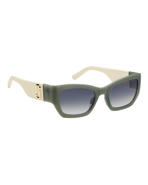 Marc Jacobs Green Round Sunglasses
