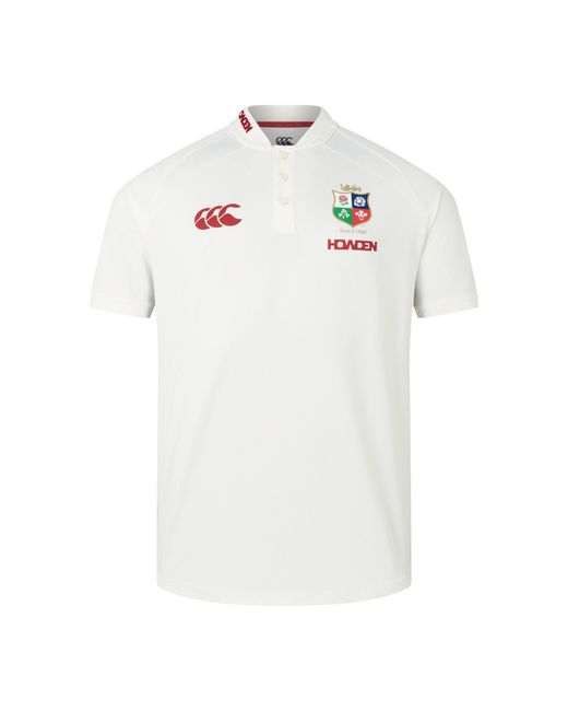 Canterbury White British And Irish Lions Polo Shirt 2025 Adults for men