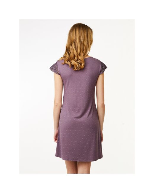 CCDK Purple T-Shirt Dress