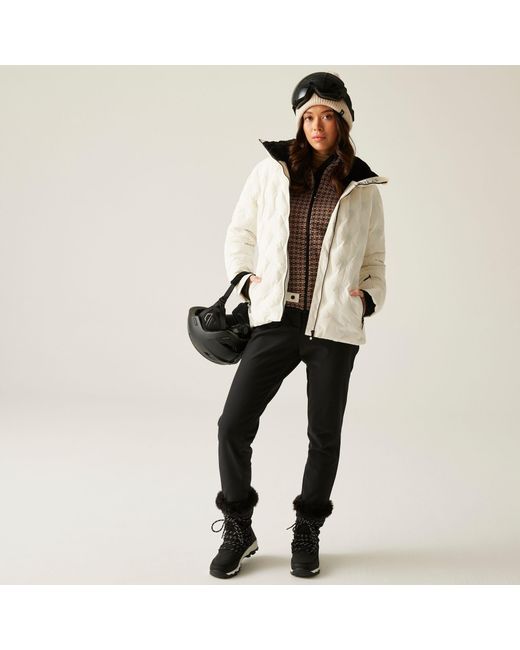 Dare 2b Natural Enfold Heat-Sealed Detachable Hood Insulated Waterproof Jacket