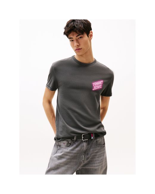 Tommy Hilfiger Gray Graphic T-Shirt for men