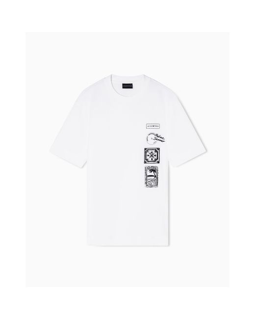 Emporio Armani White T-Shirt for men