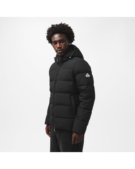Pyrenex Black Quilted Padded Puffer Jacket for men