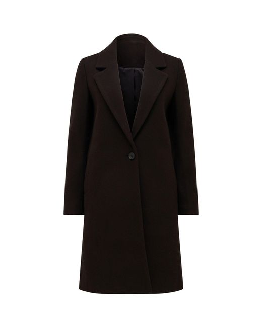 Forever New Black Billie Longline Coatigan