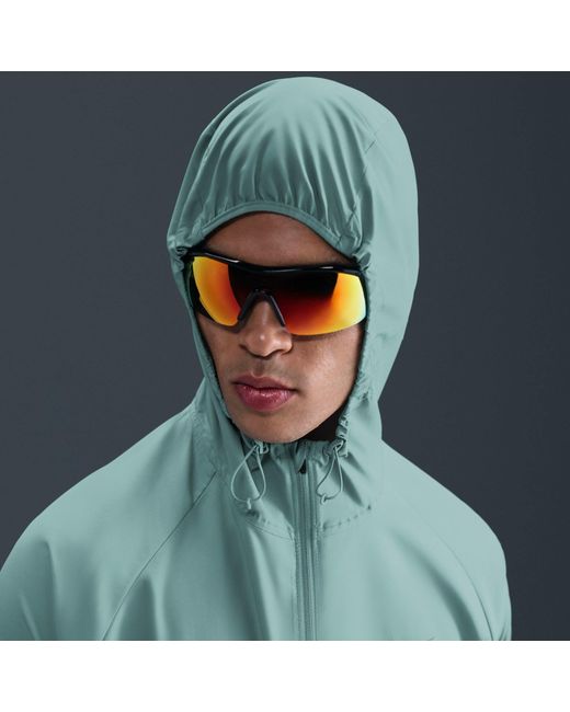Nike Blue Miler Repel Running Jacket for men