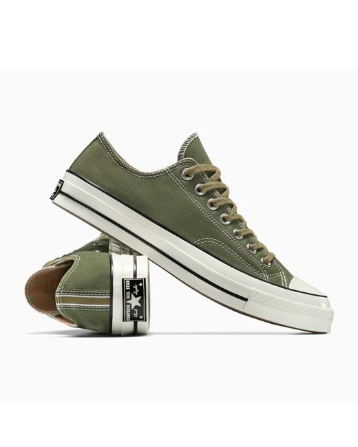 Converse Green Adults Chuck 70 Houndstooth Lini Canvas Trainers