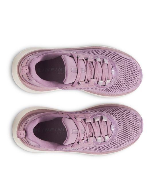 Under Armour Purple Infinite Elite 2 Running Shoes Prime Quartz Dawn