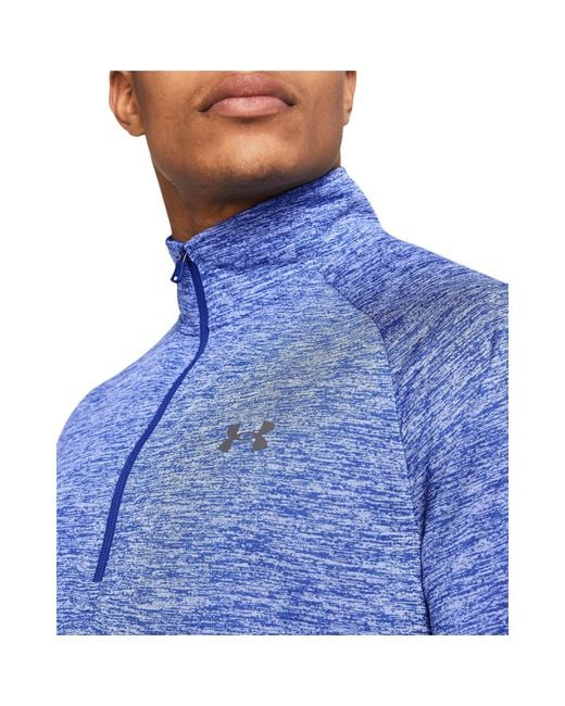 Under Armour Blue Ua Tech 2.0 1/2 Zip Fleece for men