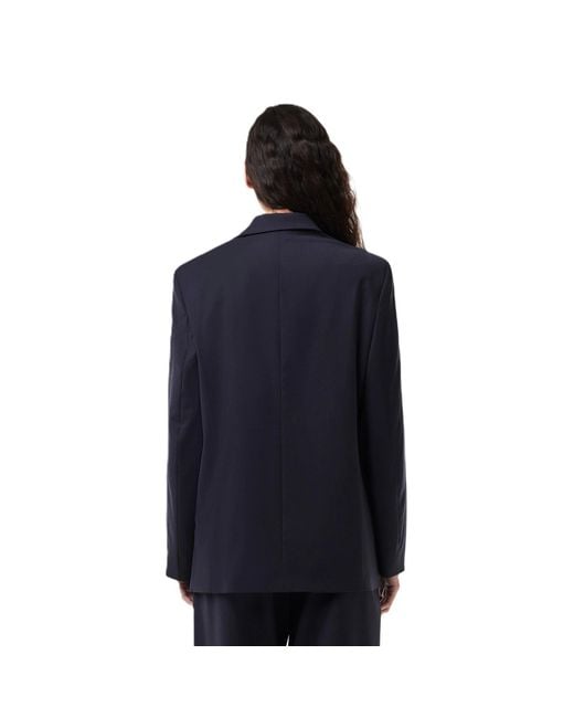 Lacoste Blue Tailored Fit Blazer for men