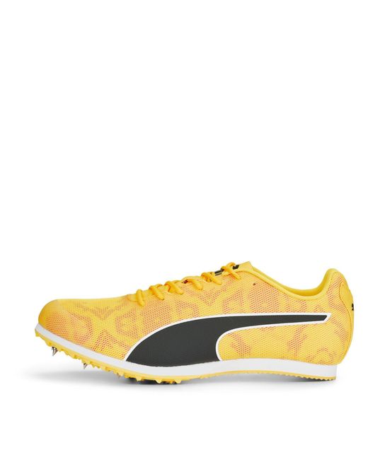 PUMA Yellow Evospeed Star 8 Track Running Spikes for men