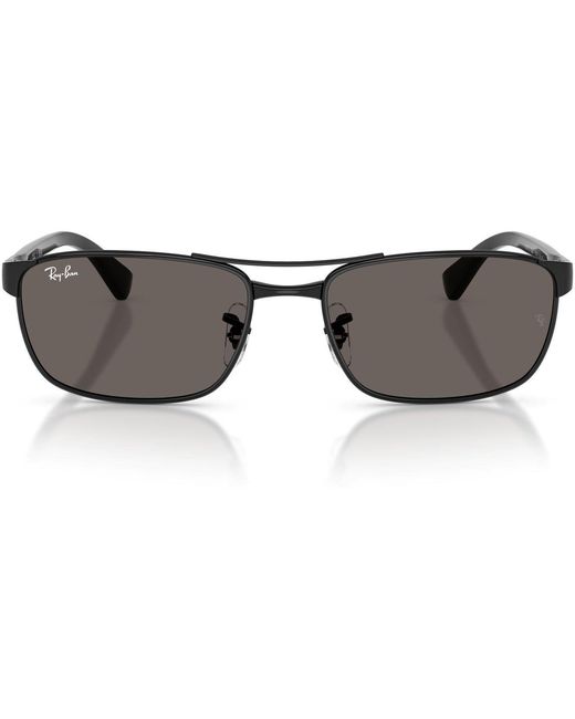 Ray-Ban Gray 0Rb3778 Oval Sunglasses