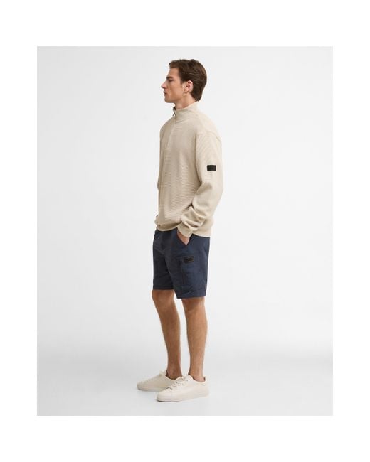 Barbour Natural Quarter Zip Fleece for men