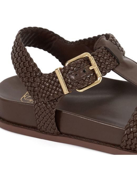 Dune Brown Looking Flat Sandal