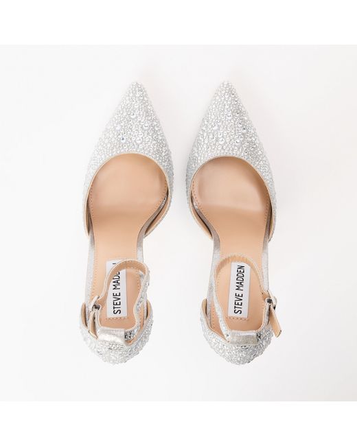 Steve Madden Metallic Ravaged S Stiletto Court Shoes