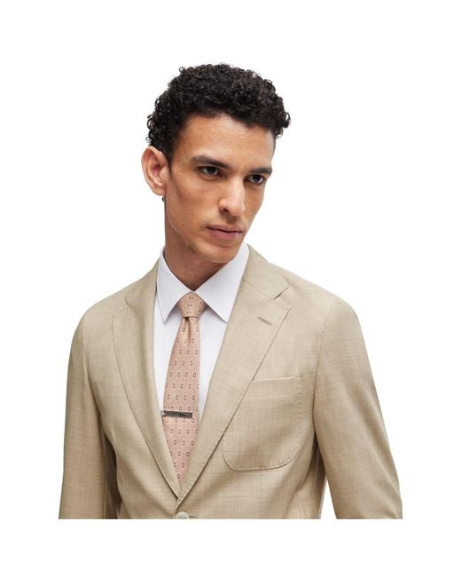 Boss Natural Hbc Lheston 2 Pcs 242 Camel Suit for men