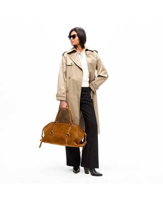McQueen Brown Adults Alex Farringdon Top Handle Bag
