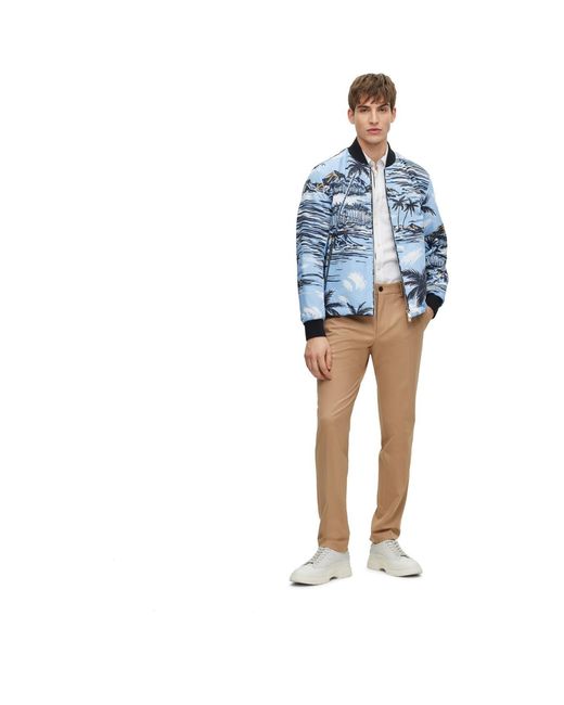 Boss Blue Clovis Softshell Jacket for men