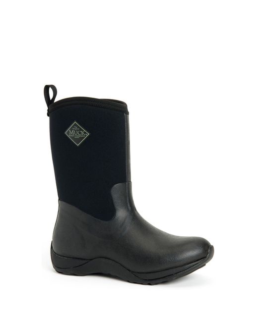 Muck Boot Black Arctic Weekend Pull On Wellington Boot