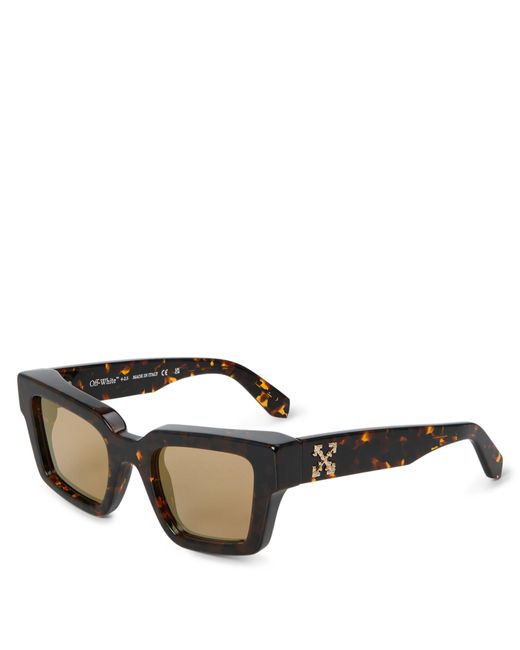 Off-White c/o Virgil Abloh Black Richardson Rectangle Sunglasses for men