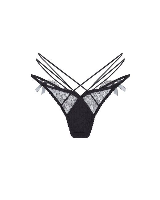 Agent Provocateur Black Halley Thong