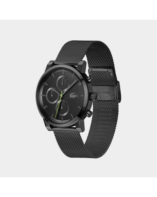 Lacoste Black Replay Multifunction Watch for men