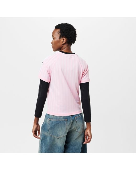 P.E Nation Pink Augment Regular Fit T-Shirt