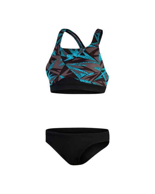 Speedo Black Two Piece Swimsuit