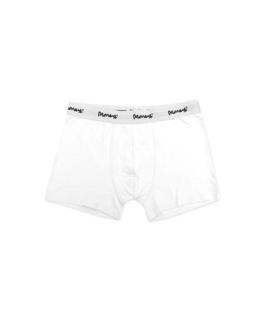 Money Gray Classic Repeat 3Pk Trunks for men