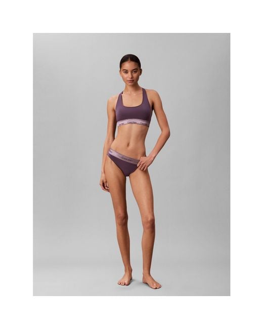 Calvin Klein Purple Calvin Mod Cot Blet Ld71