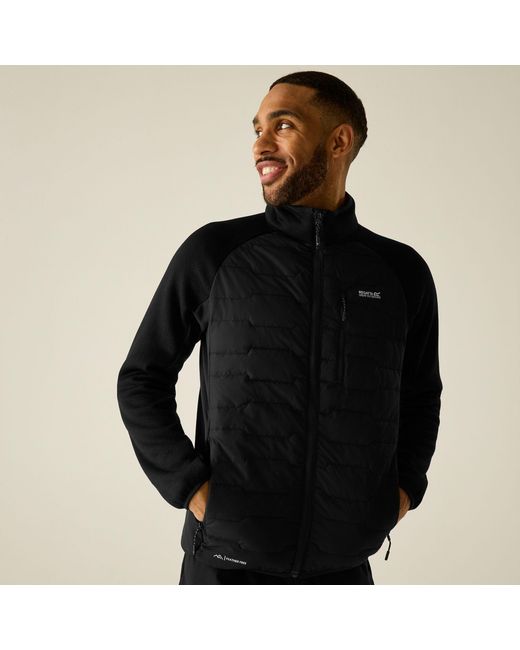 Regatta Black Cyrus Hybrid Insulated Jacket for men