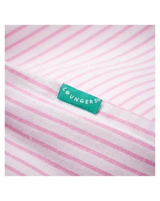 Lounge Pink Ladies Organic Brushed Cotton Lounge Trousers