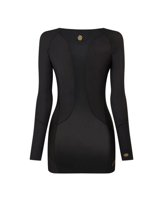 Skins Black A400 Long Sleeve Ladies