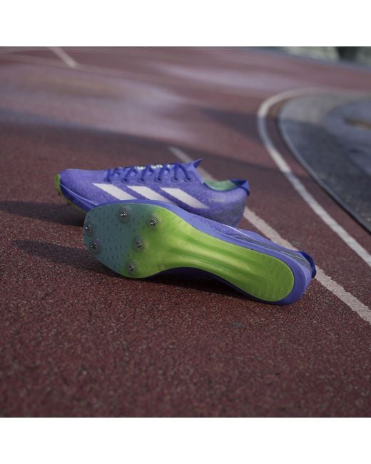 Adidas Blue Adizero Prime Sp3 Training Shoes for men