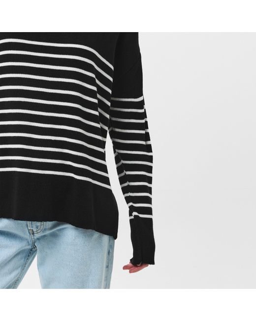 Missy Empire Black High Neck Oversized Long Sleeve Jumper