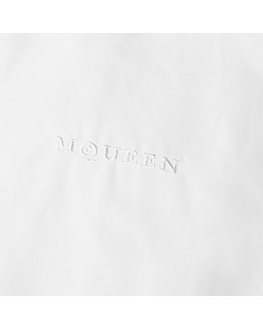 McQueen White Alex Drawstring Shrt Ld63