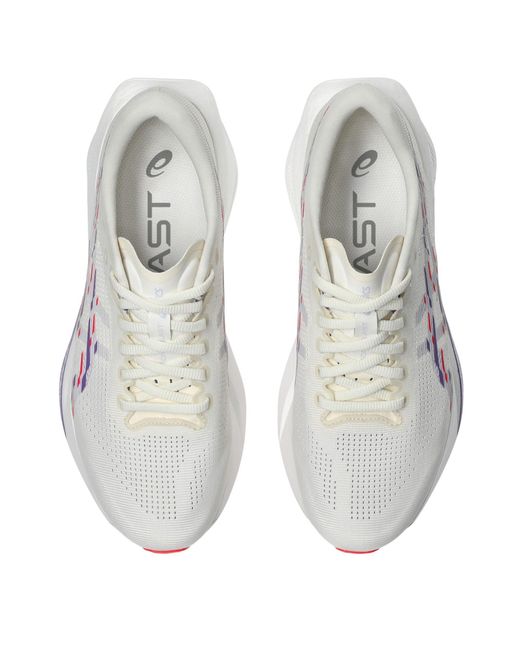 Asics White Sonicblast Road Running Shoes