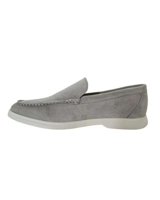 Deakins Gray Deaks Francis Boat Shoes for men