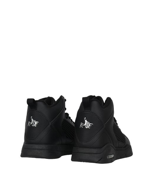 Rise Of Dawn Black Reverse Basketball Trainers for men