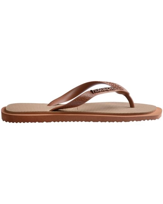 Havaianas Natural Top Square Fusion Flip Flops